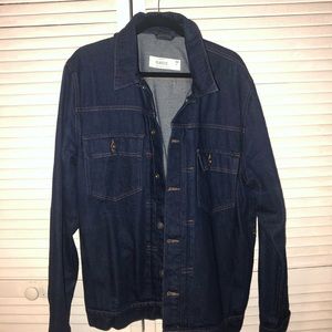 Topman Dark Denim Jacket